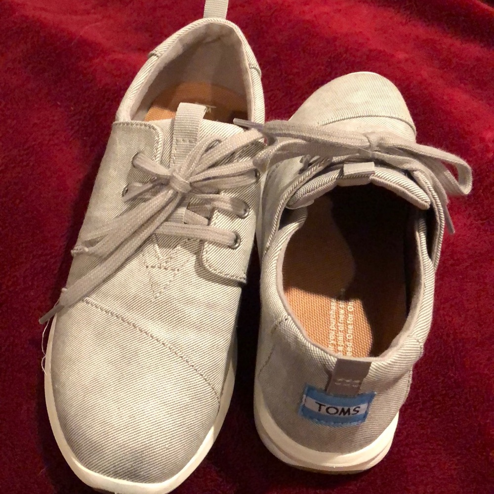 Toms gray shoes
